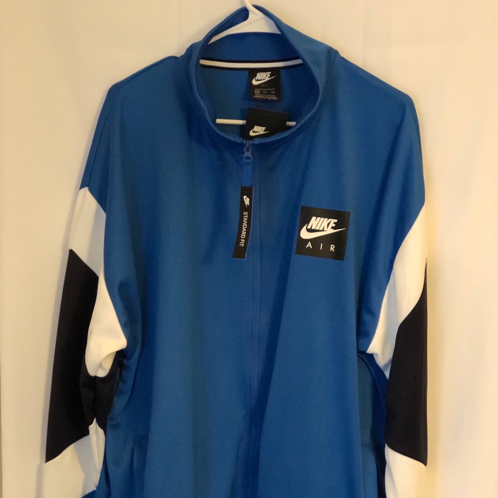 🏀 Men’s Blue Nike Jacket 2xl-xxl